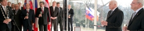 CZECH AND SLOVAK PRESIDENTS IN VILLA TUGENDHAT