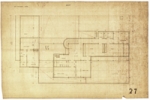 441-27-a Sewer system plan (upper floor, 3rd level)