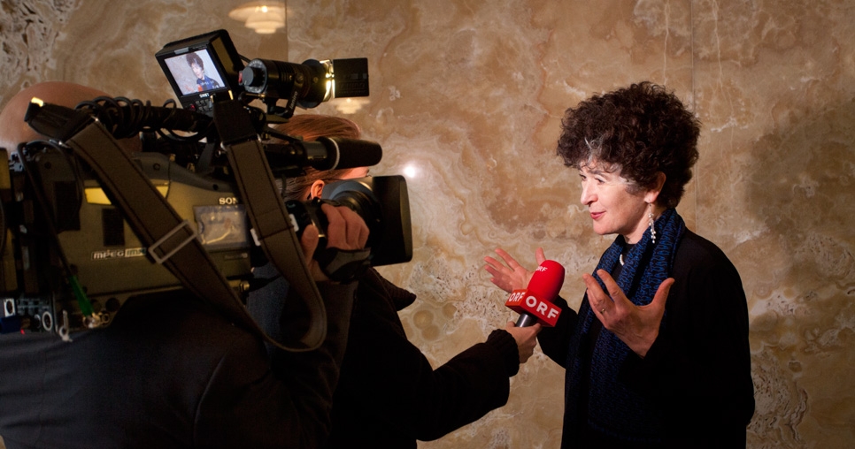 Interview with Daniela Hammer-Tugendhat, 2012, photograph: David Židlický