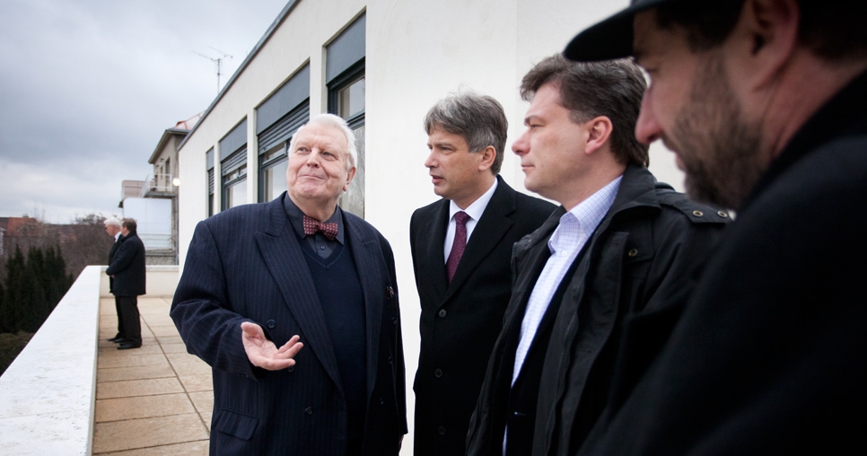 Vladimír Šlapeta, Roman Onderka, Pavel Blažek, Michal Malásek, 2012, photograph: David Židlický