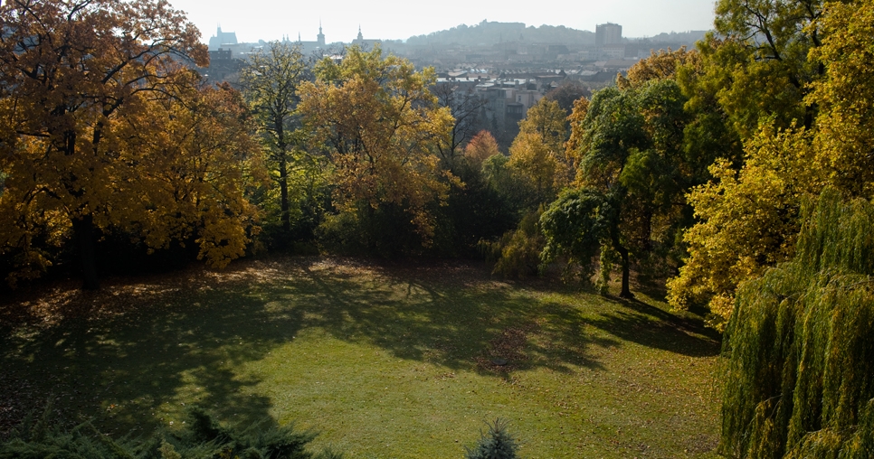 View of the garden from the upper terrace, 2009, photograph: David Židlický